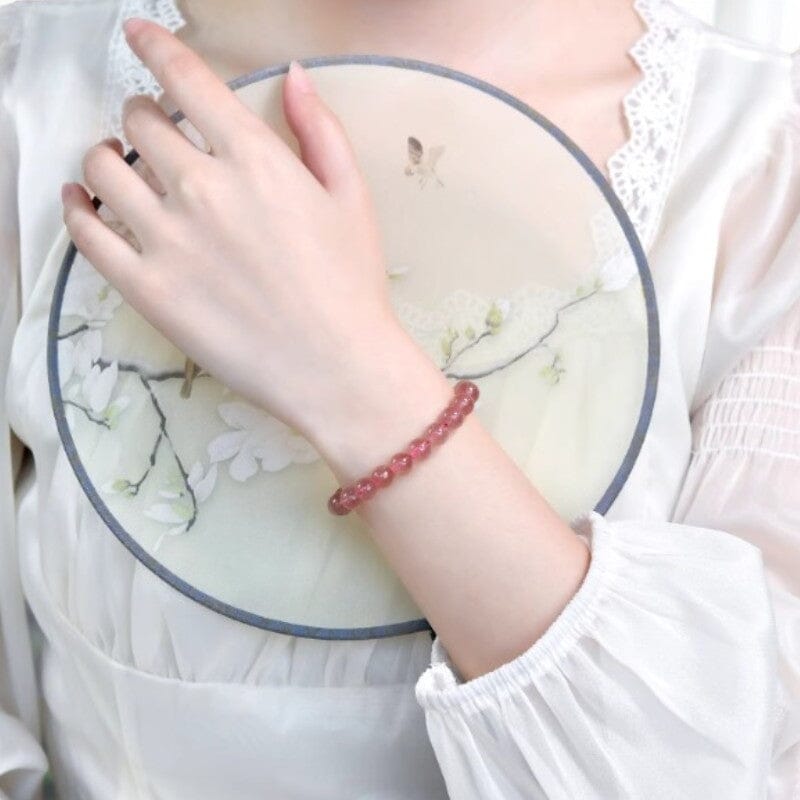 Aardbeienkwarts Helende Armband