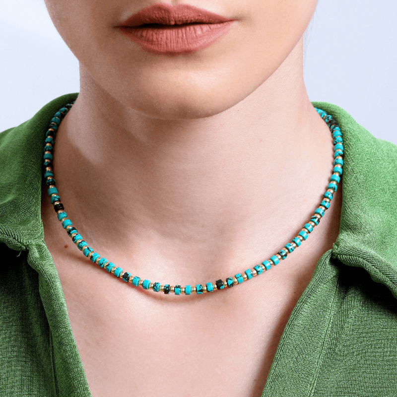 DAGELIJKSE ZEGENINGEN NATUURLIJKE EDELSTEEN CHOKER KETTING
