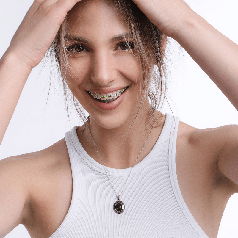 PURA - STERRENNACHT BLAUWE ZANDSTEEN HANGER HALSKETTING