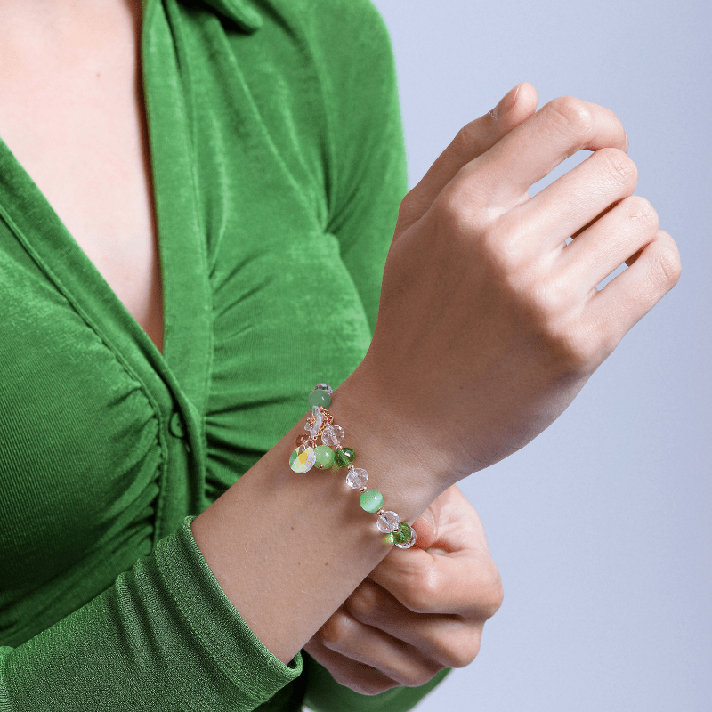 KATTENOOG FONKELENDE GELUKSARMBAND