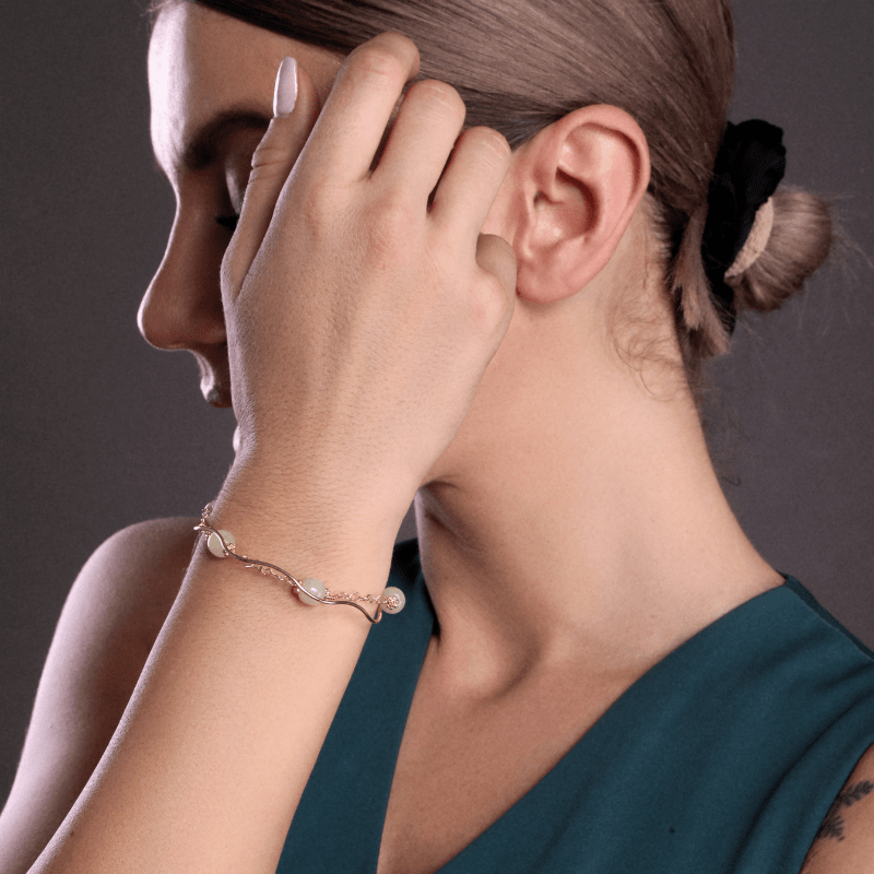 Mooie Zegeningen Groene Jade Armband