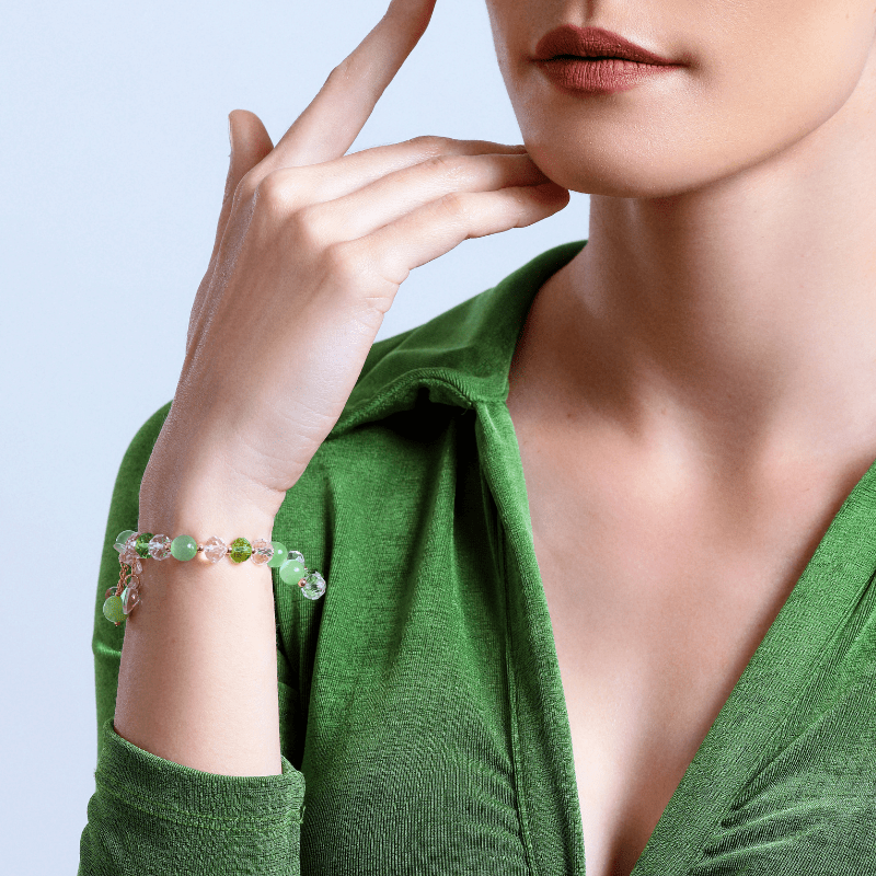 KATTENOOG FONKELENDE GELUKSARMBAND