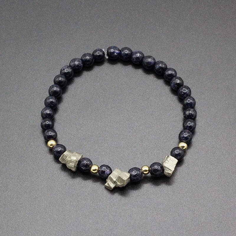 Astral Guardian Onyx & Pyriet Armband