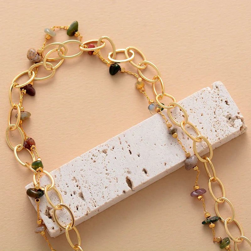 Robuuste Reverie Gouden Toermalijn Ketting