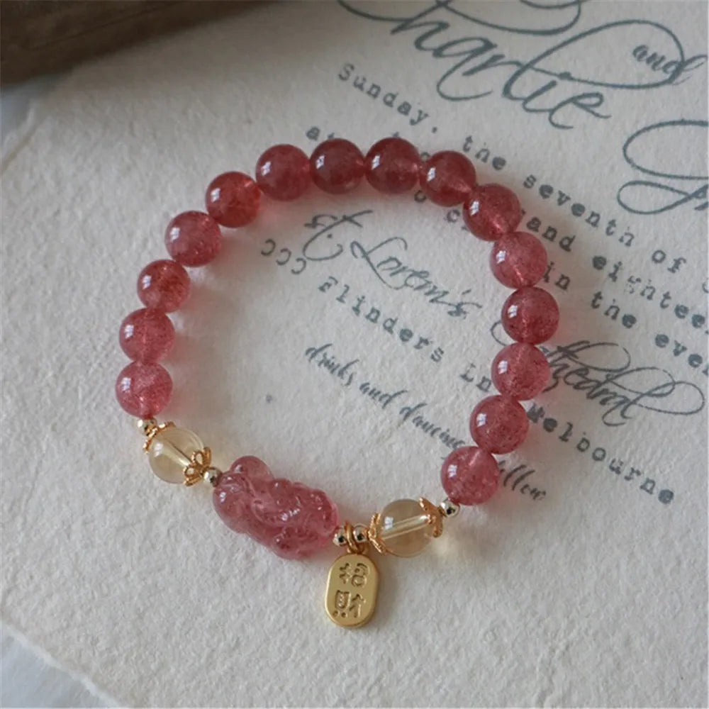 Goddelijke Bloesem Edelsteen Armband