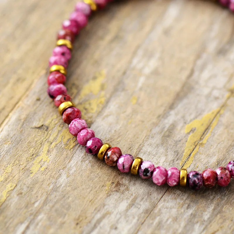 Sereniteit armbanden met blozende jade