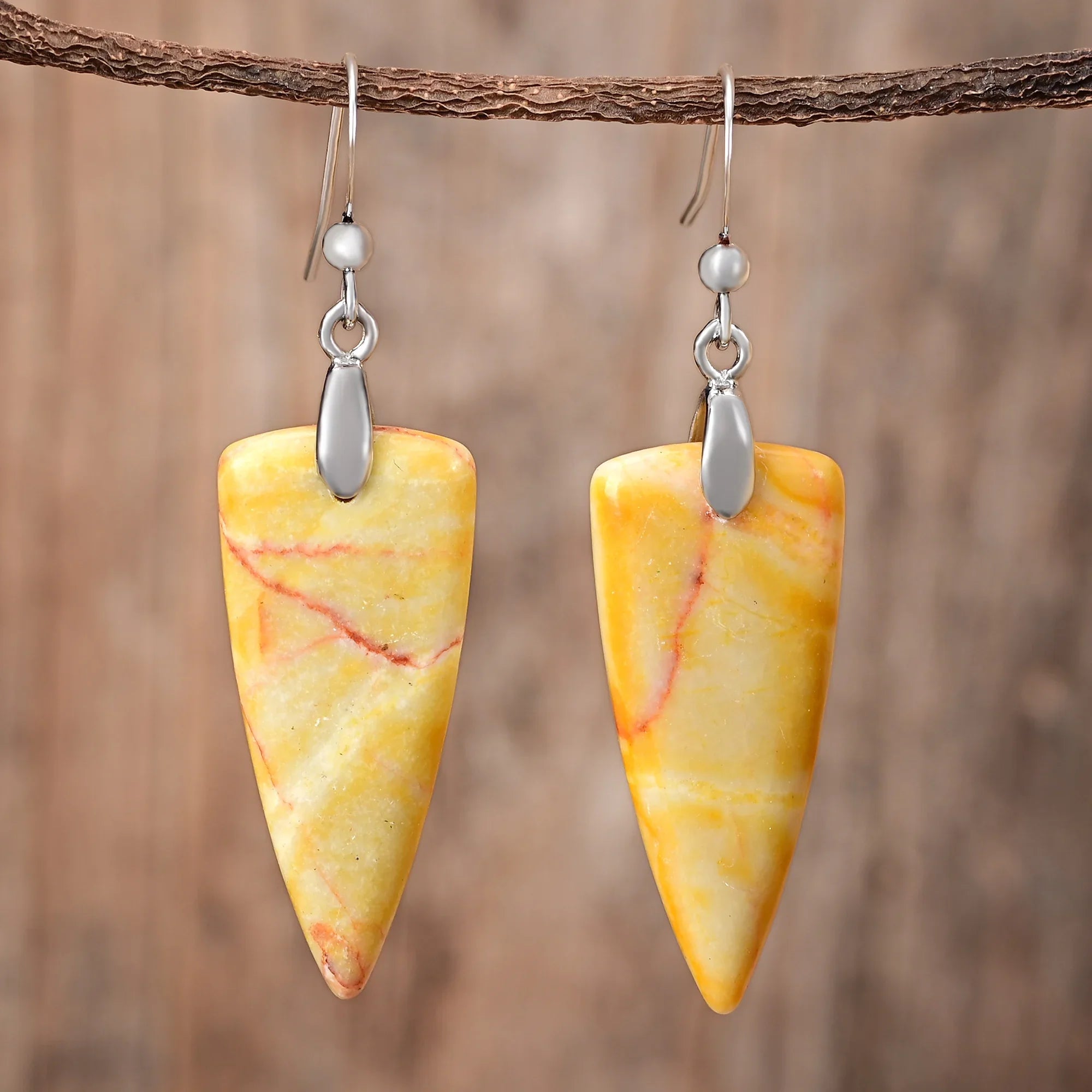 Imperial Jaspis Oorbellen van Vibrant Treasures