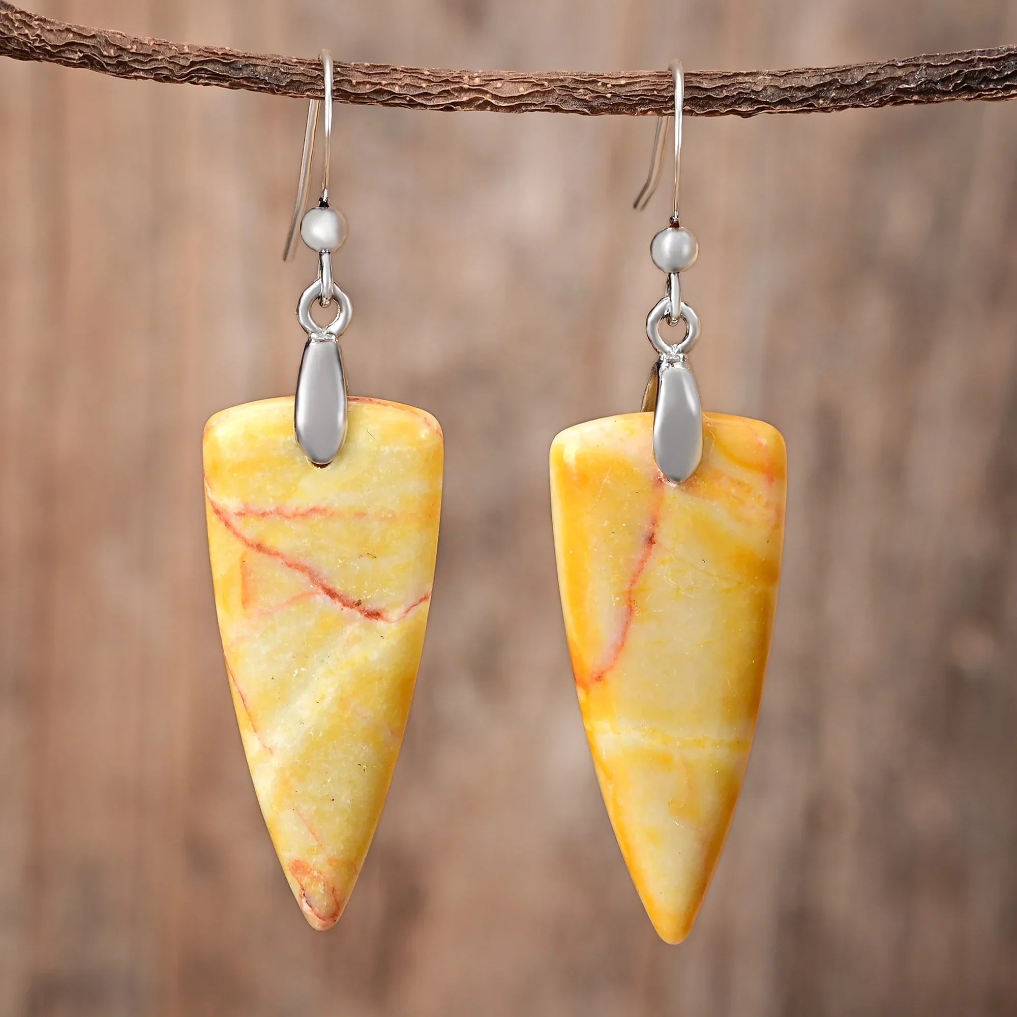 Imperial Jaspis Oorbellen van Vibrant Treasures