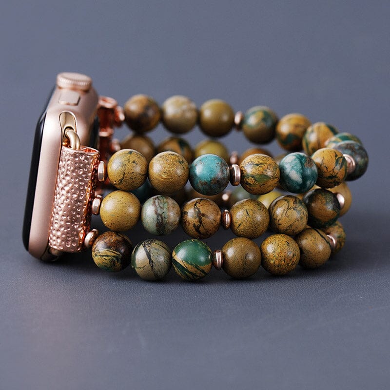 Elemental Harmony Natuurlijk Edelsteen Smart Watch Bandje