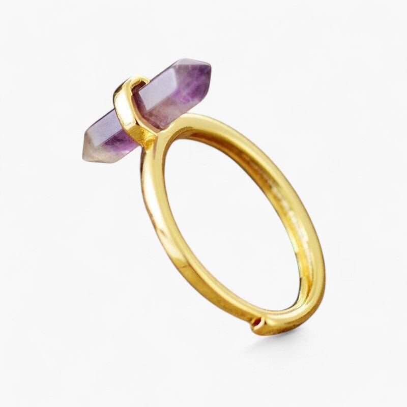 RING VAN DE ROTS SUAVE AMETHIST ONYX & ROZENKWARTS