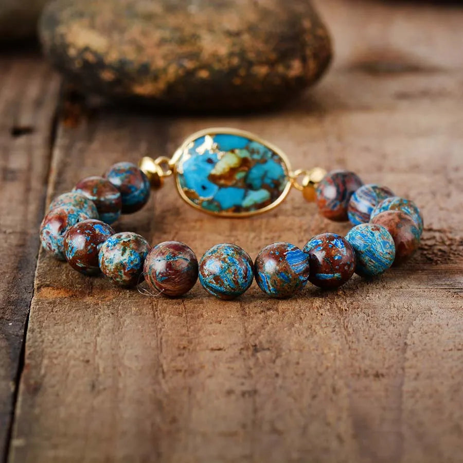 Tibetaanse Tranquility Armband van Natuurlijke Edelsteen