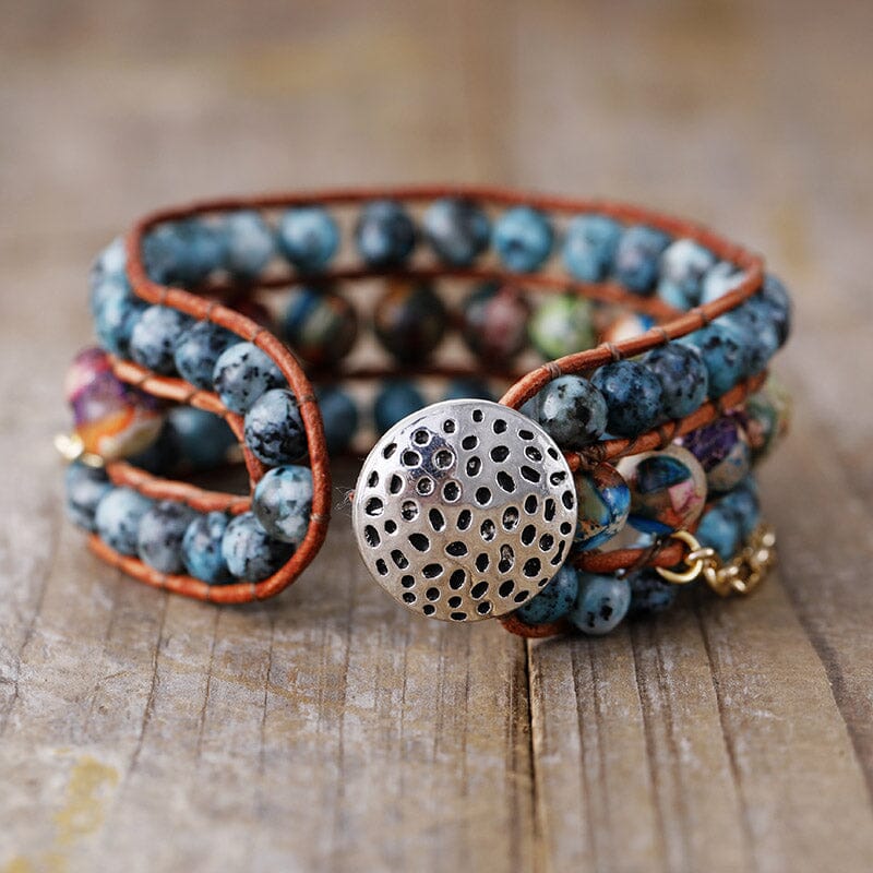 Boho Serenity Jaspis Armband