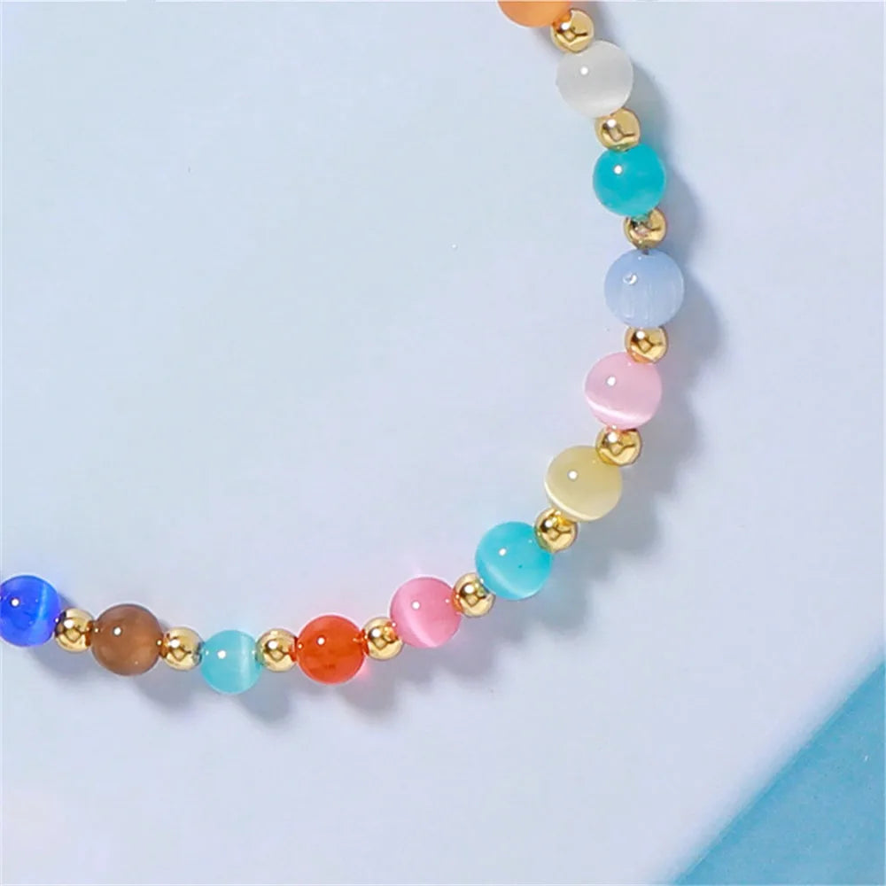 Etherische Kattenoog Ensemble Armband