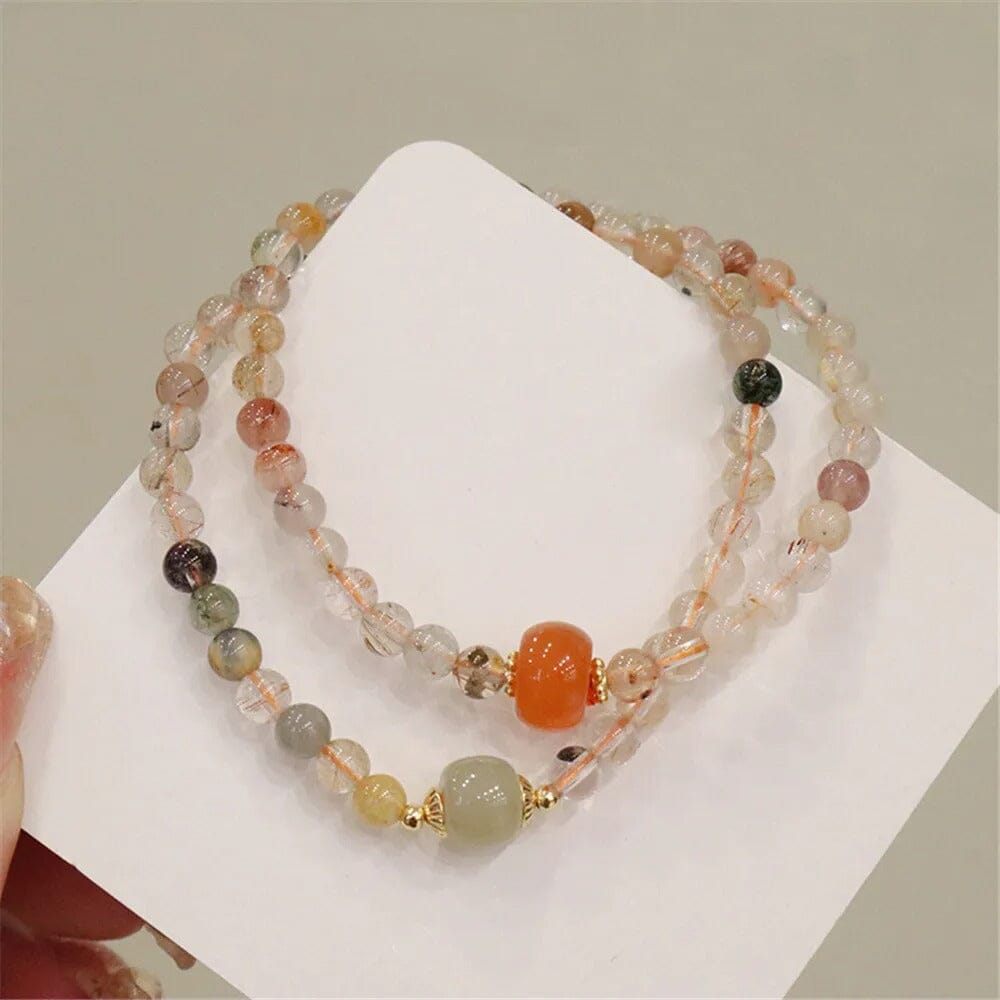 Ethereal Balance Natuurlijke Edelstenen Armband