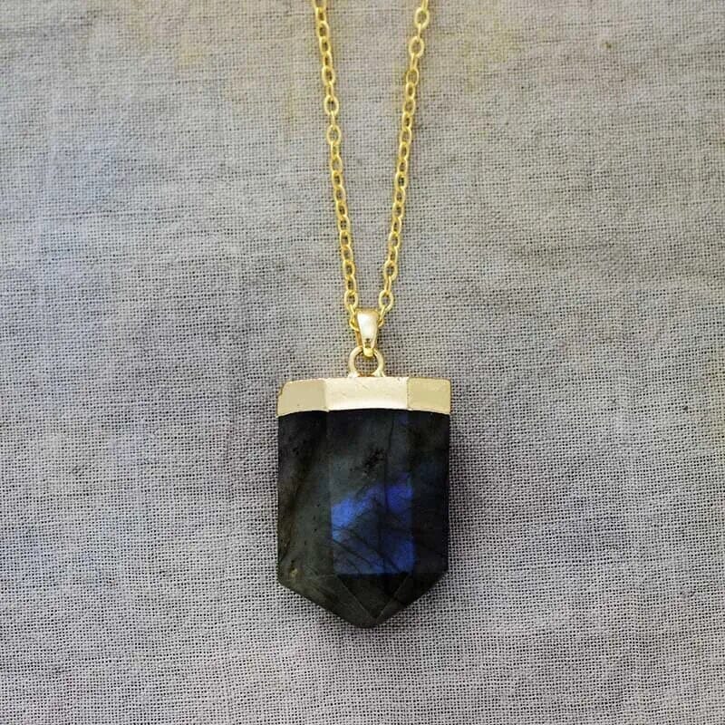 Mystieke uitstraling labradoriet ketting