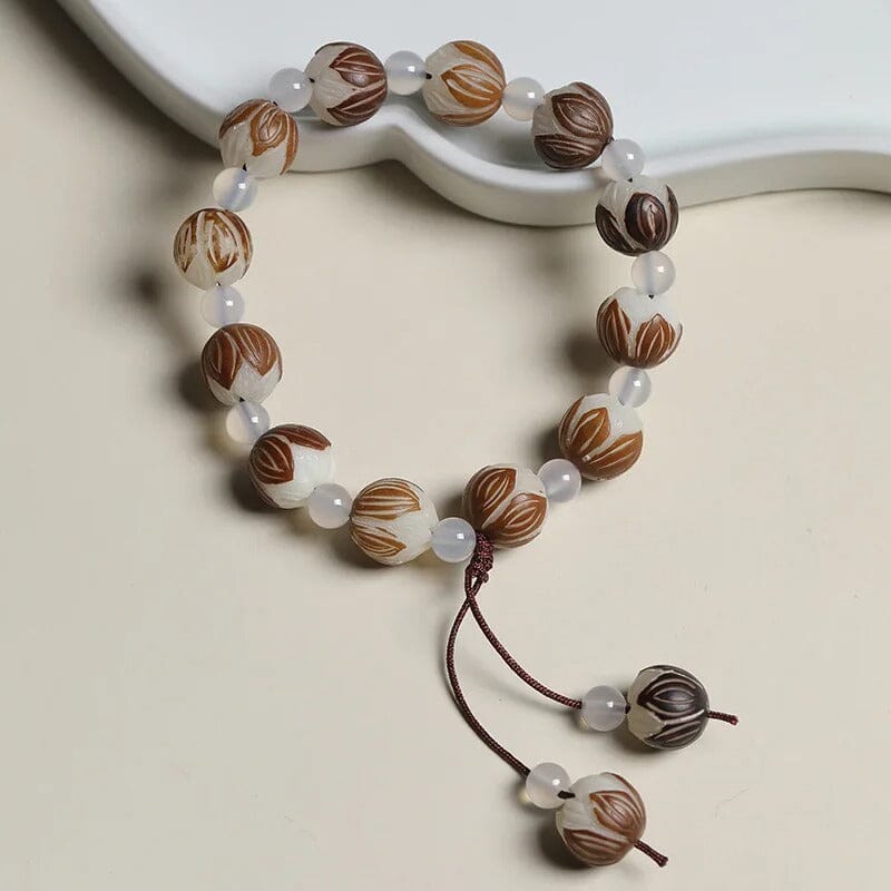 Lotus Harmonie Natuurlijke Edelstenen Armband