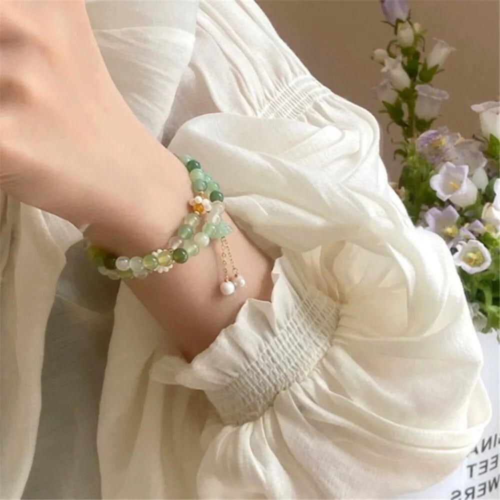 Emerald Bliss Natuurlijke Edelstenen Armband