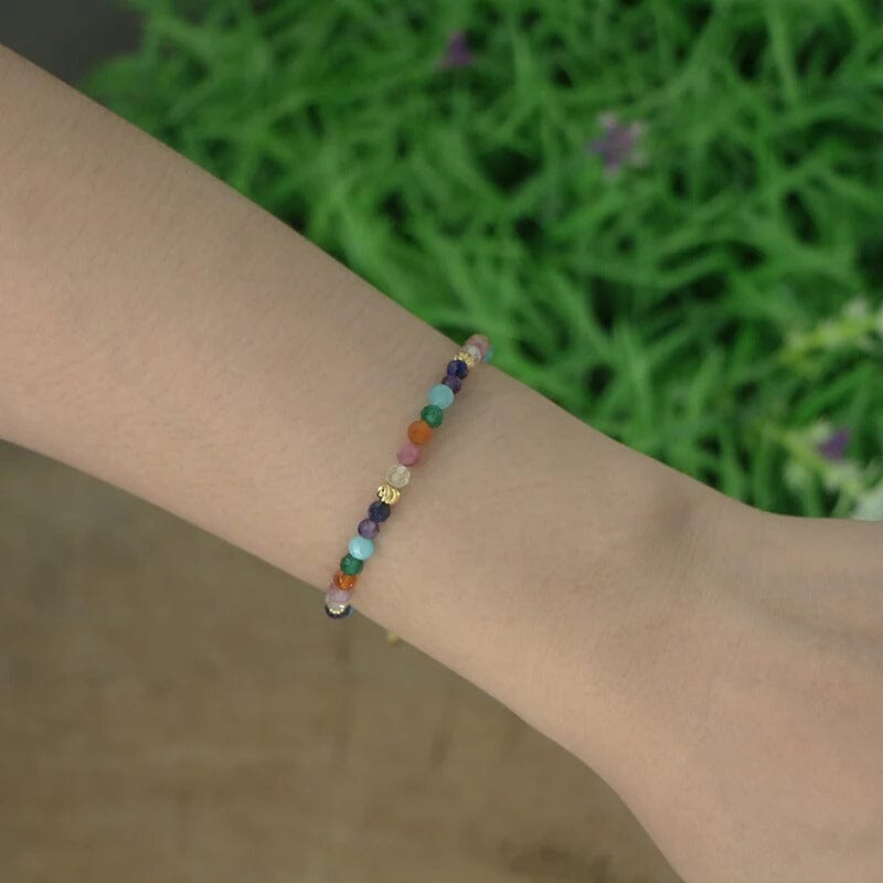 Regenboog Energie Natuurlijke Edelstenen Armband