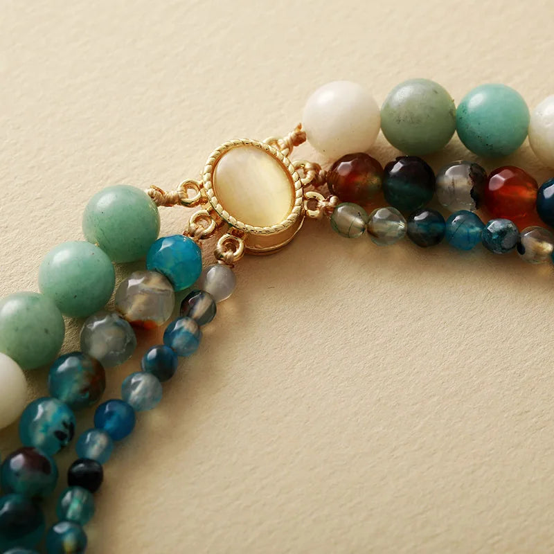 Mystieke Fusion Natuurlijke Edelsteen Ketting