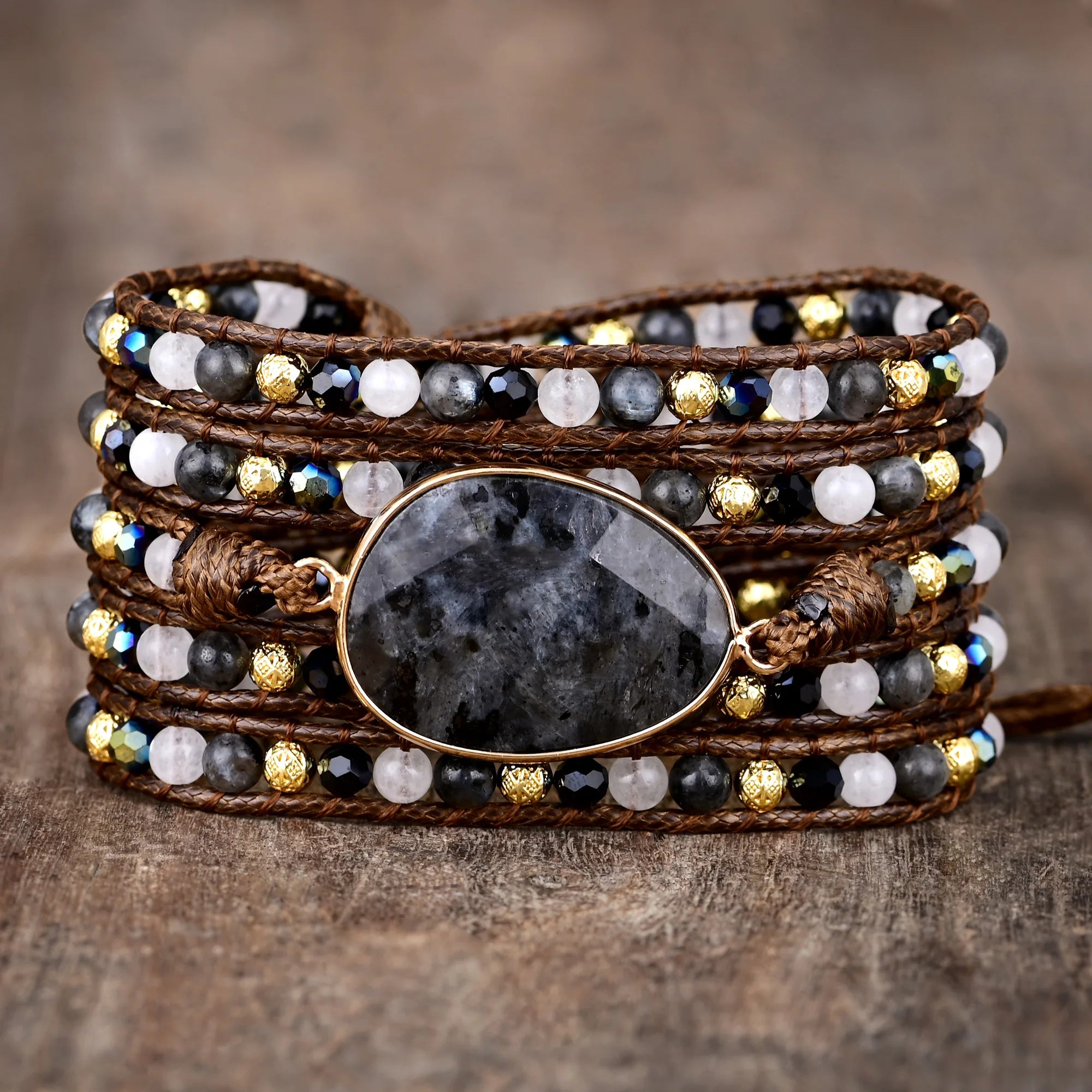 Etherische Eclips Armband van Natuurlijke Edelsteen