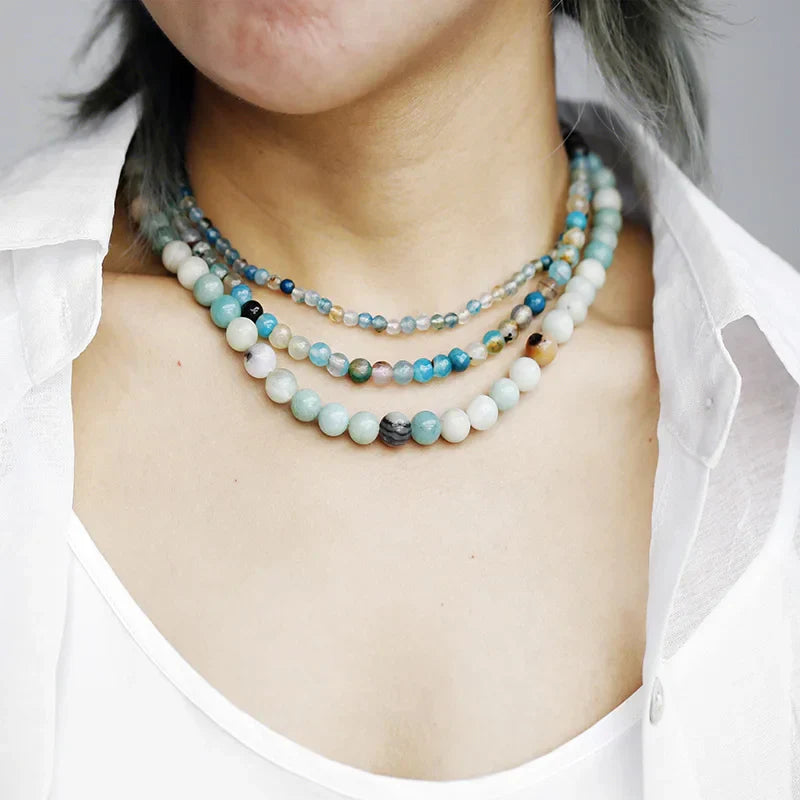 Mystieke Fusion Natuurlijke Edelsteen Ketting