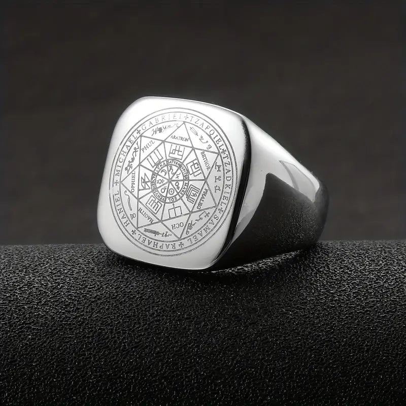 Ring van de 7 Engelen van Salomo voor het Manifesteren van Welvaart