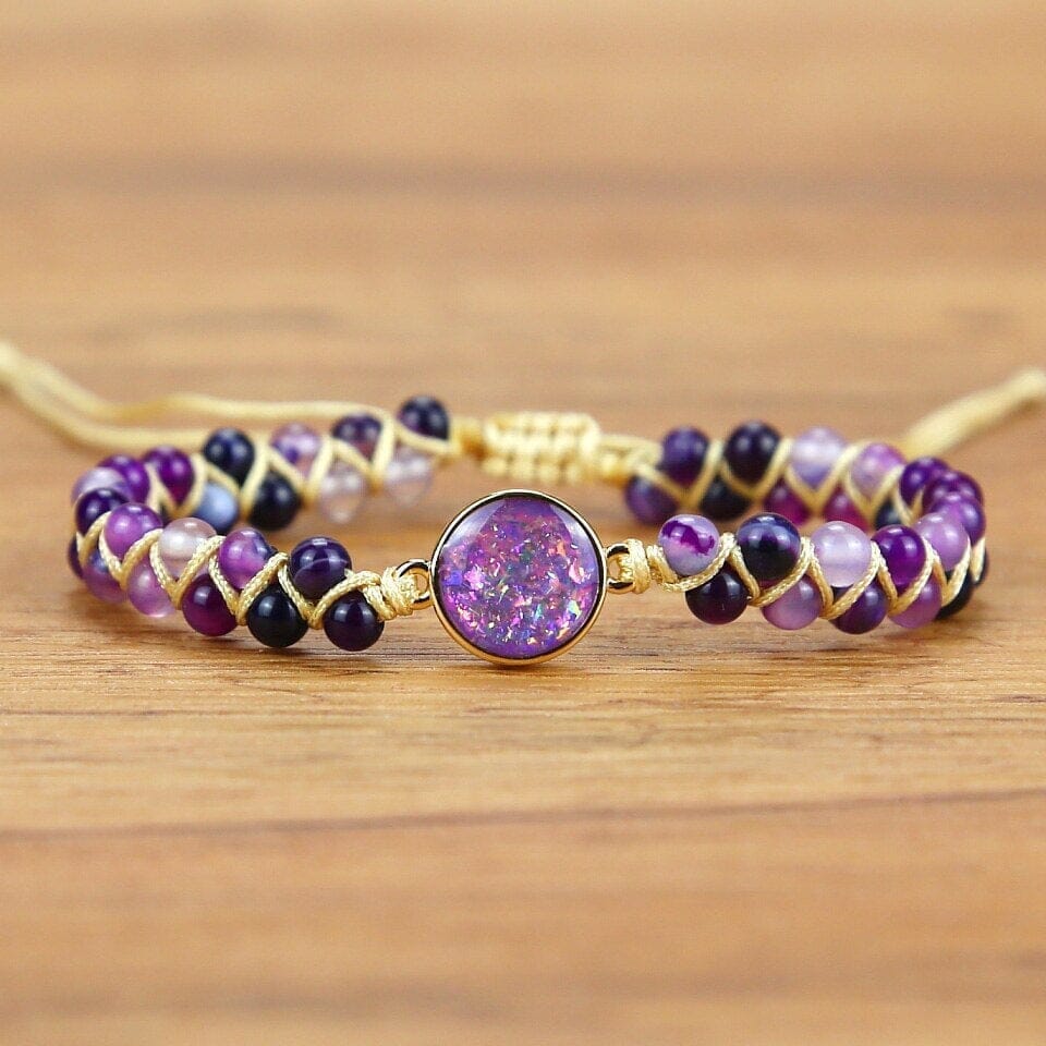 ETHERISCHE GLOED AMETHIST ARMBAND