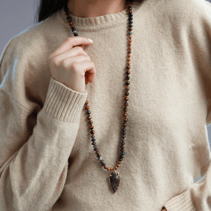 TIJGEROOG VERSTERKENDE PIJLPUNT KETTING