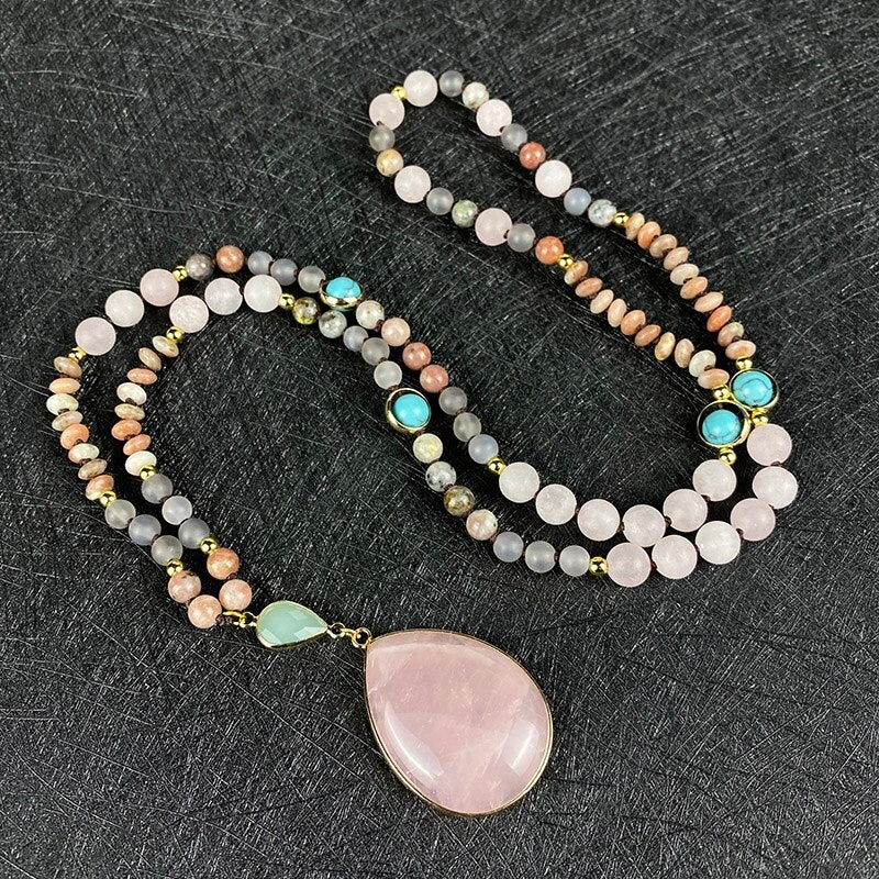 MILD BOHO STIJLVOLLE DRUPPEL KETTING