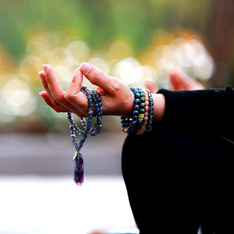 EVENWICHT & INTUÏTIE CORDIERIET MALA KETTING