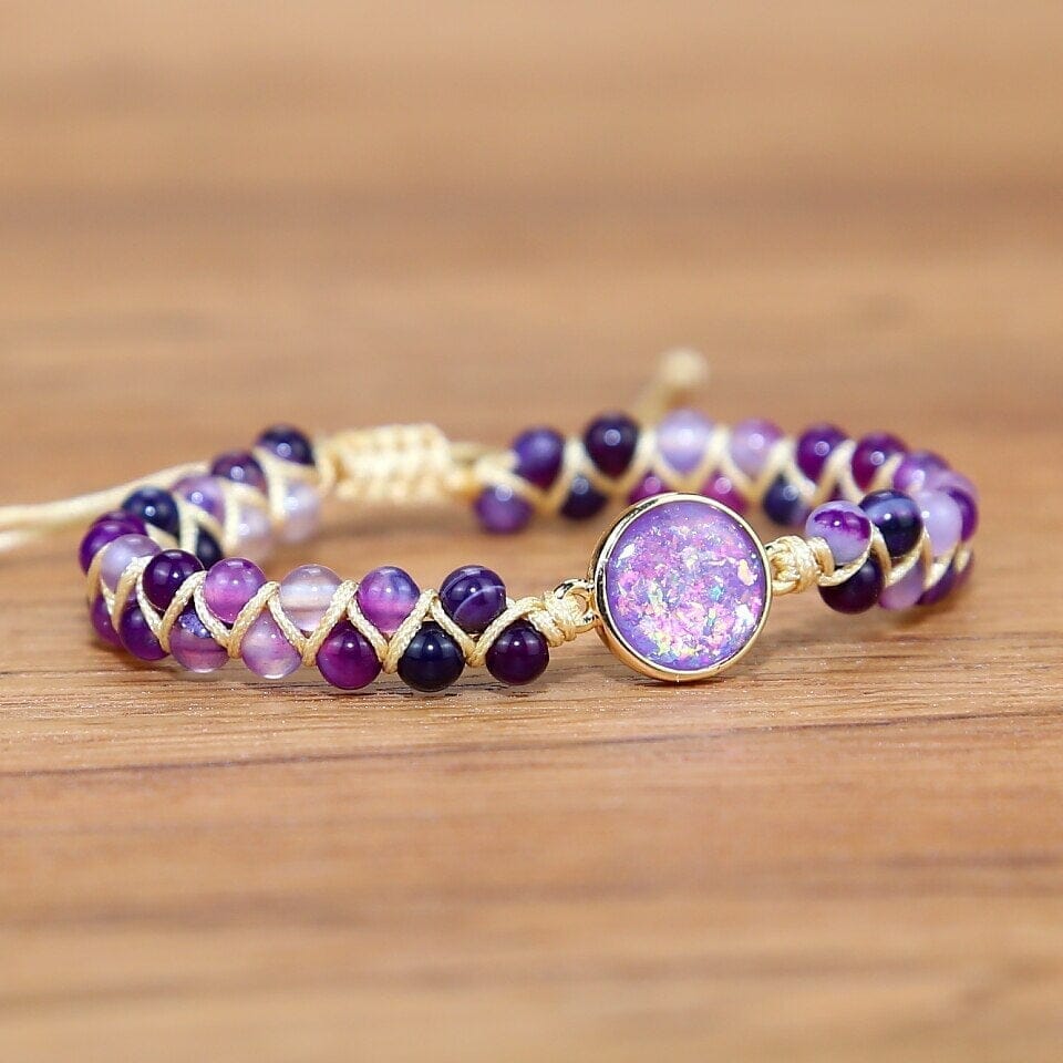 ETHERISCHE GLOED AMETHIST ARMBAND