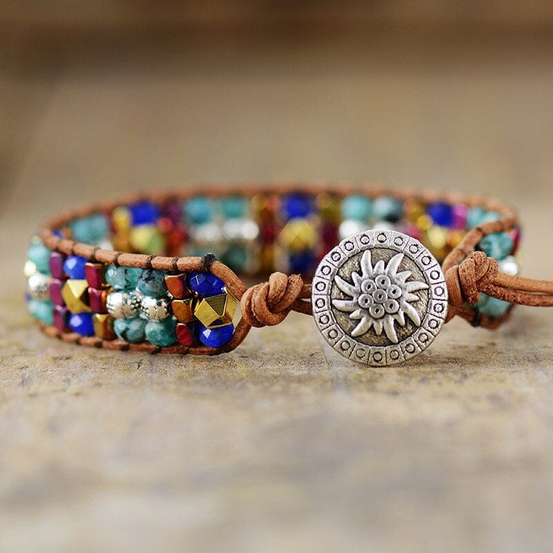 VREUGDEVOLLE GROENE JADE ARMBAND