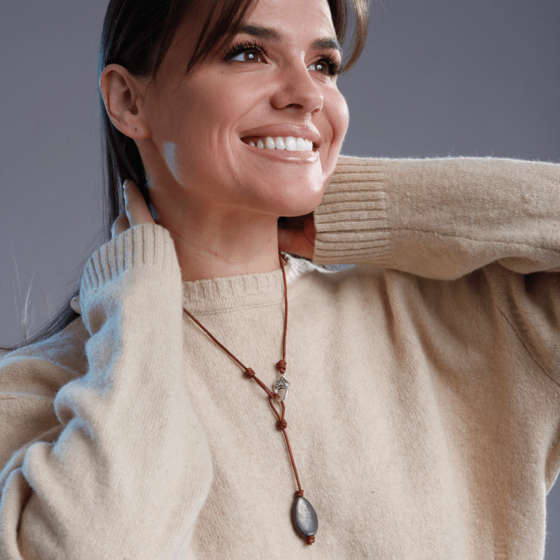 VONKEN EN KRACHT' UNISEX PYRIET KWASTJES KETTING