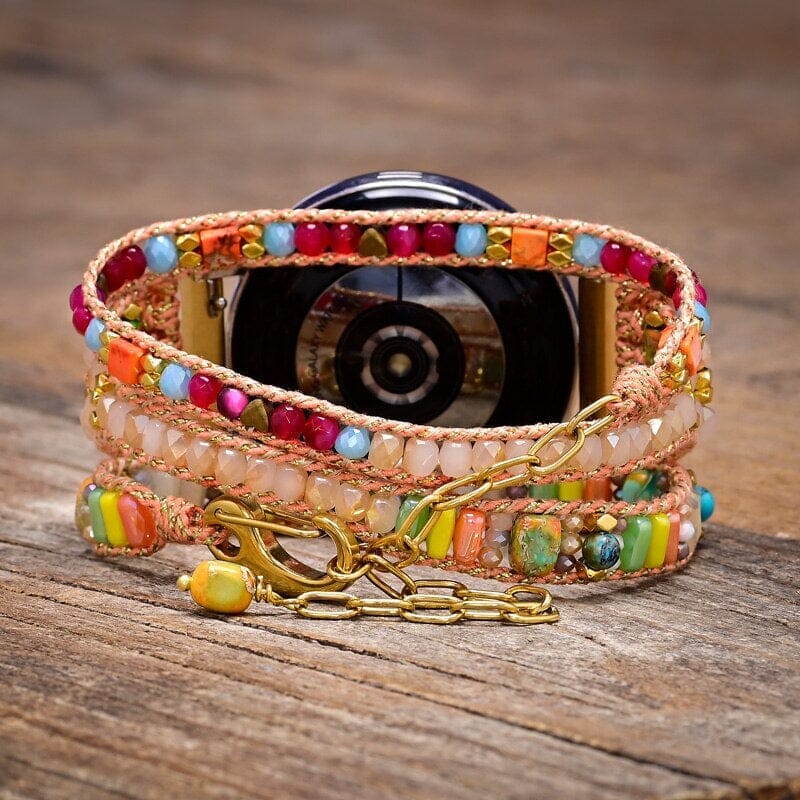 STRALENDE ZEGENINGEN NATUURLIJK EDELSTEEN SAMSUNG HORLOGEBANDJE