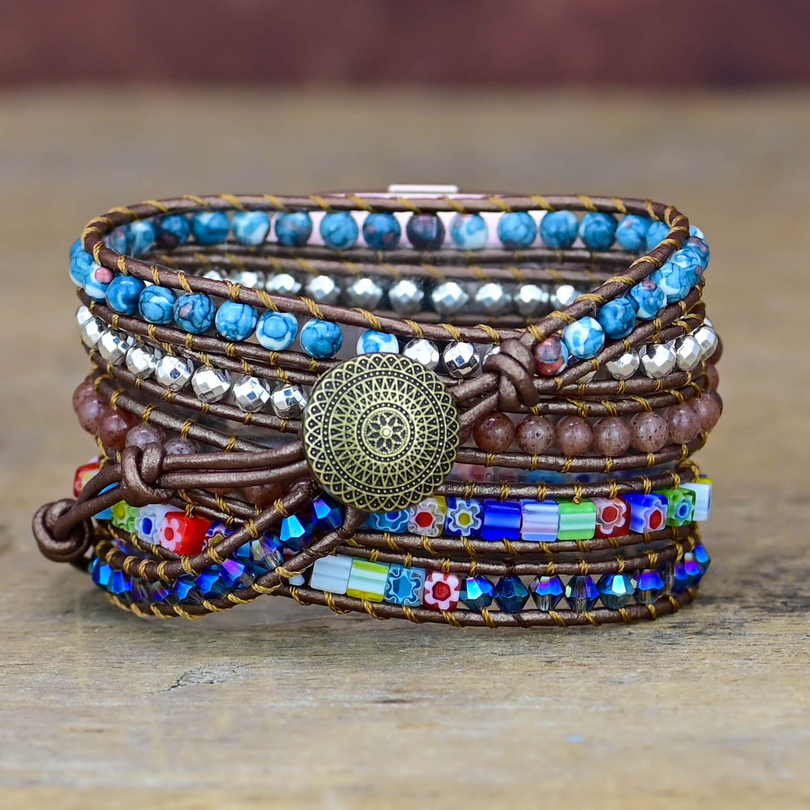 AZUUR ENERGIE AGAAT VERSA 2 FITBIT HORLOGEBANDJE