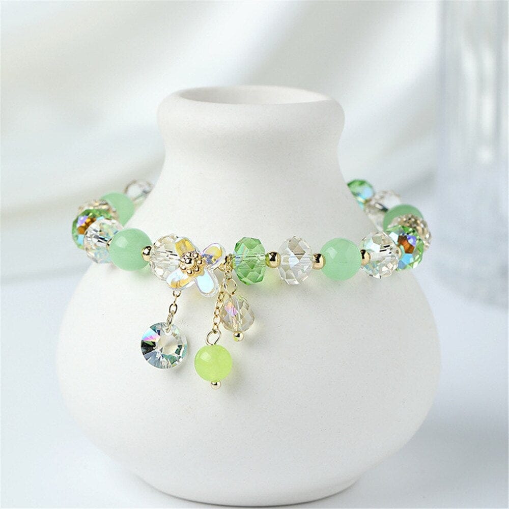 KATTENOOG FONKELENDE GELUKSARMBAND