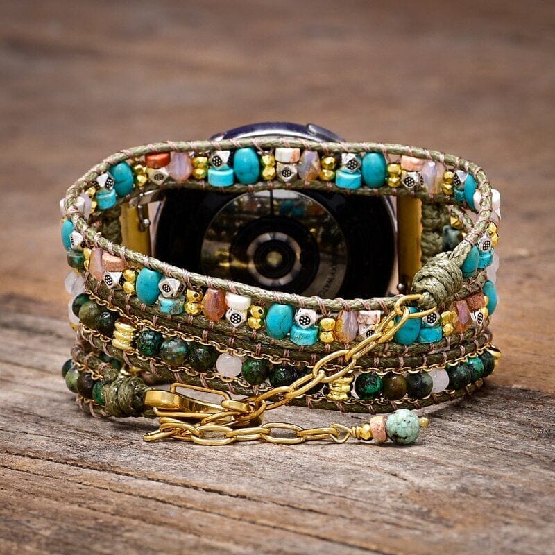 GODDELIJKE TRANSFORMATIE HOWLIET & ZUID-AFRIKAANS TURKOOIS SAMSUNG HORLOGEBANDJE