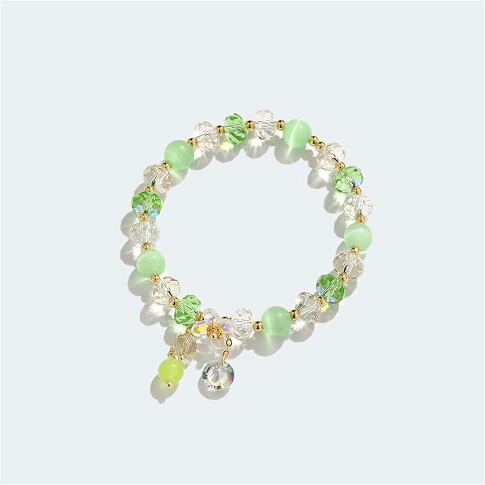 KATTENOOG FONKELENDE GELUKSARMBAND