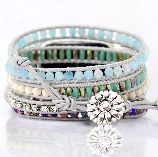 Energiezuiverend Apple horlogebandje van natuurlijke edelstenen