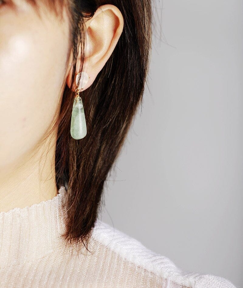 DAGELIJKSE ZEGENINGEN NATUURLIJKE EDELSTEEN OORBELLEN