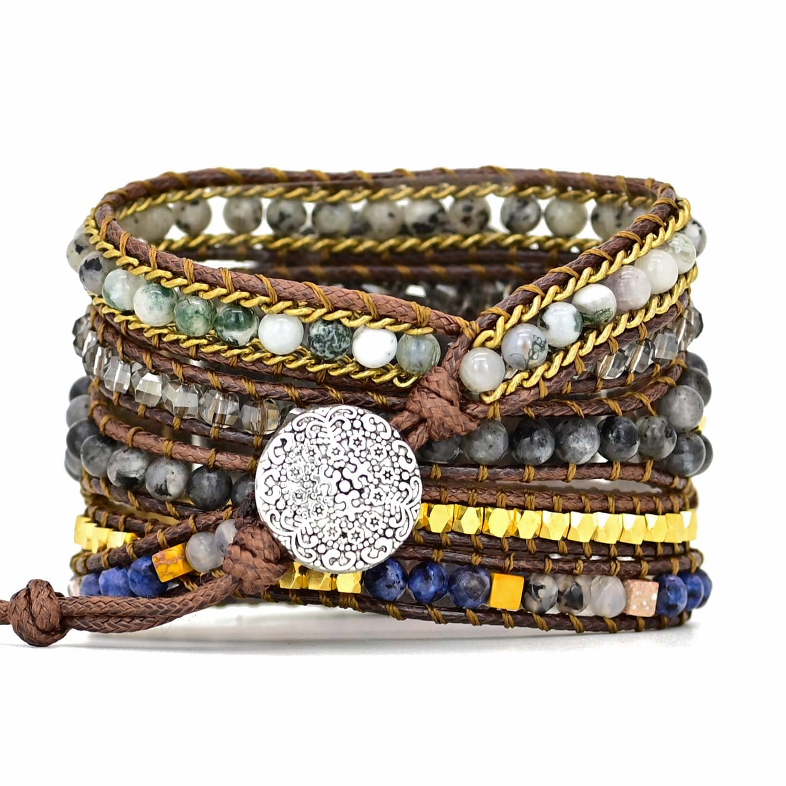 IMPERIALE ZWART LABRADORIET & AGAAT SAMSUNG HORLOGEBANDJE