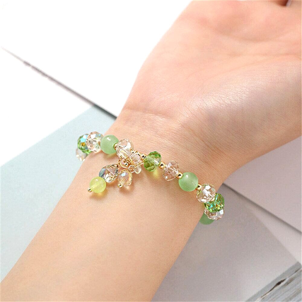 KATTENOOG FONKELENDE GELUKSARMBAND