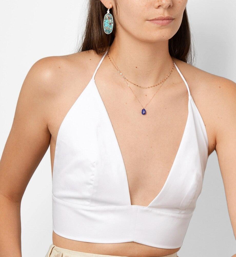 MOZAÏEK TURKOOIS OORBELLEN