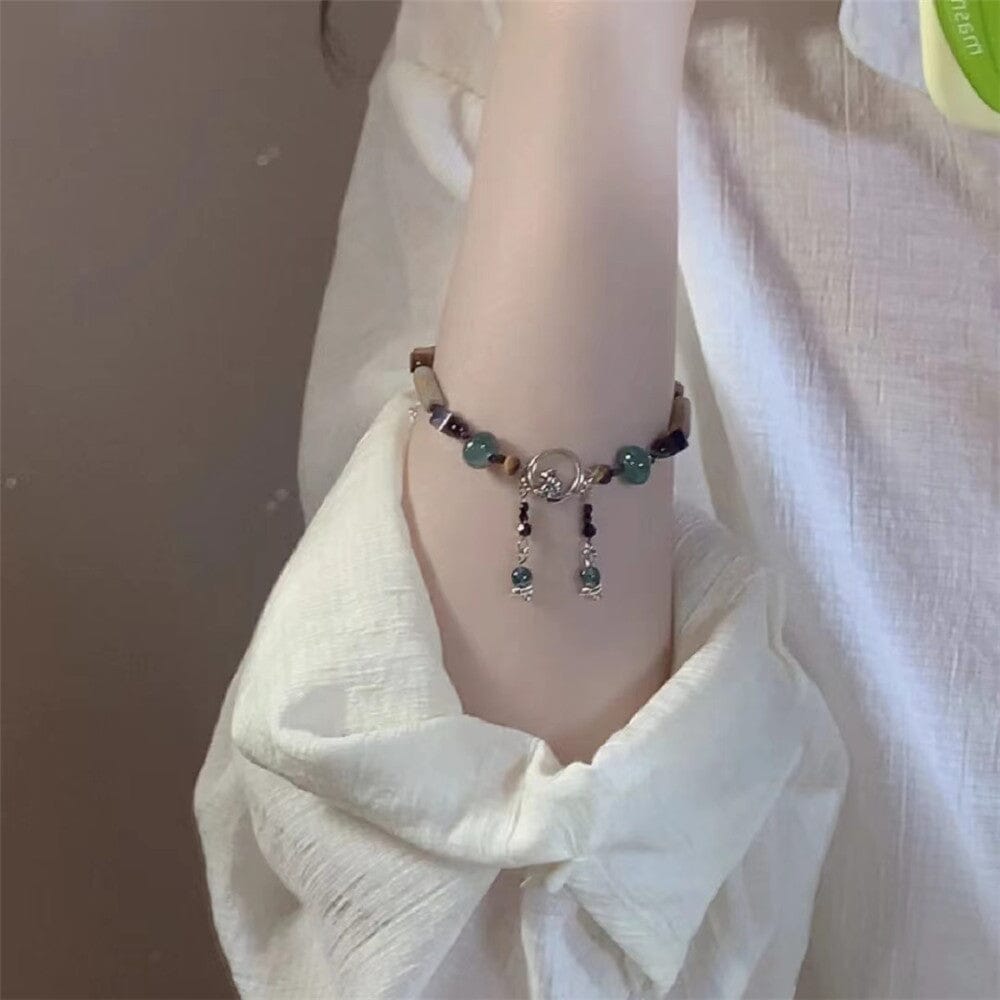 NIEUWE ZEGENINGEN NATUURLIJKE EDELSTEEN KONIJNENARMBAND