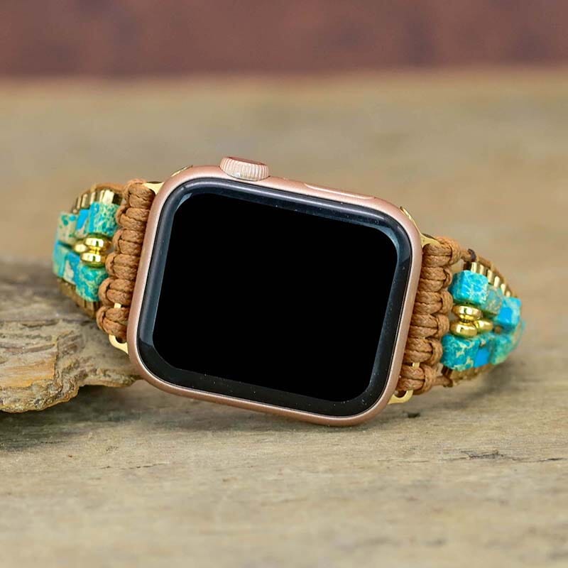 OPVALLENDE SERENITEIT KEIZER & HEMATIET APPLE HORLOGEBANDJE