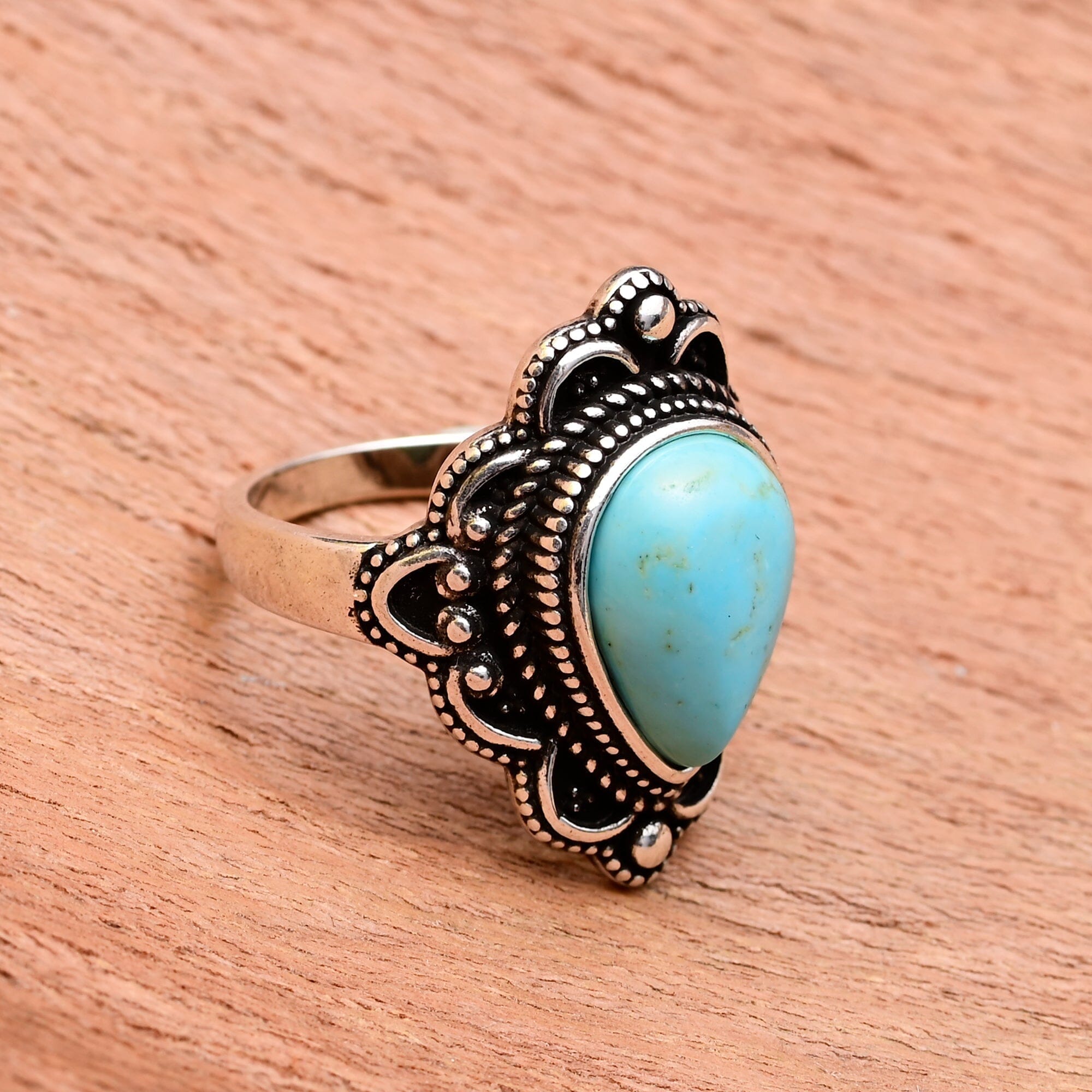 FLORIA - TURKOOIS BOHO STATEMENT RING