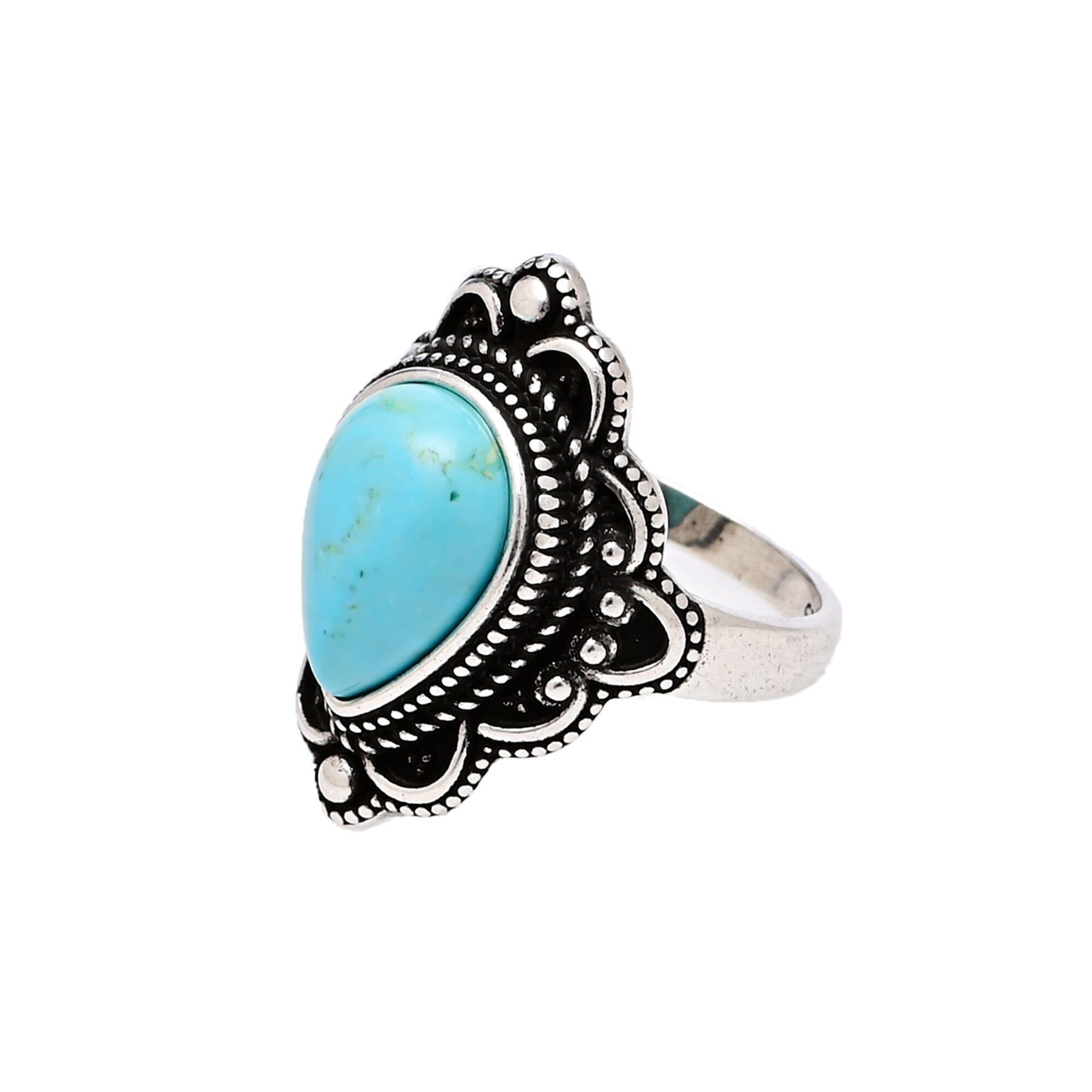 FLORIA - TURKOOIS BOHO STATEMENT RING