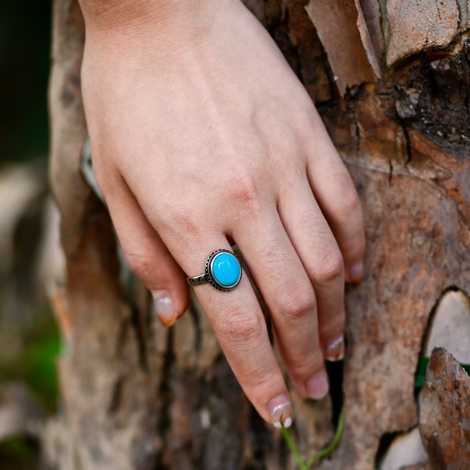 LUCINA - TURQUOISE ZEGENINGEN RING