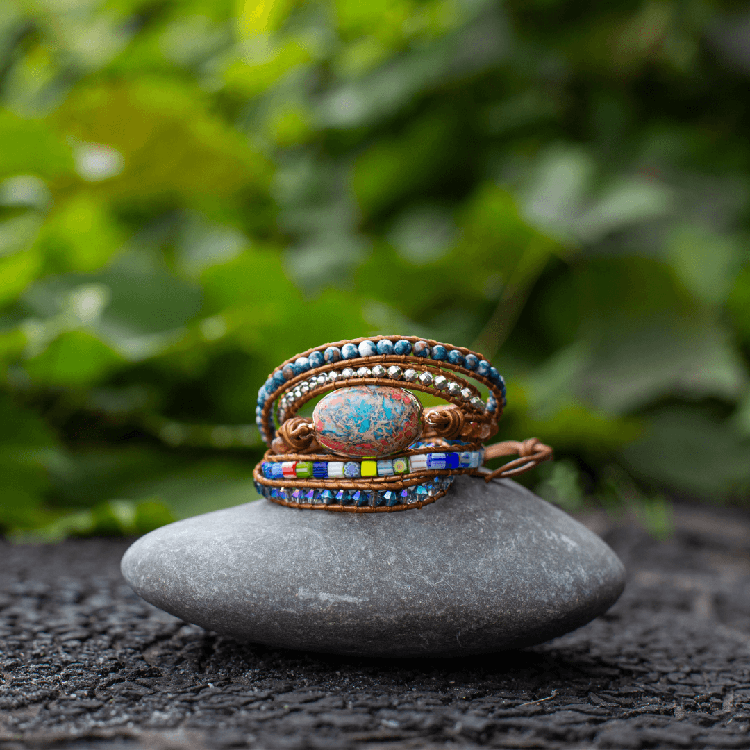 BLOEMENENERGIE BESCHERMINGS WIKKELARMBAND