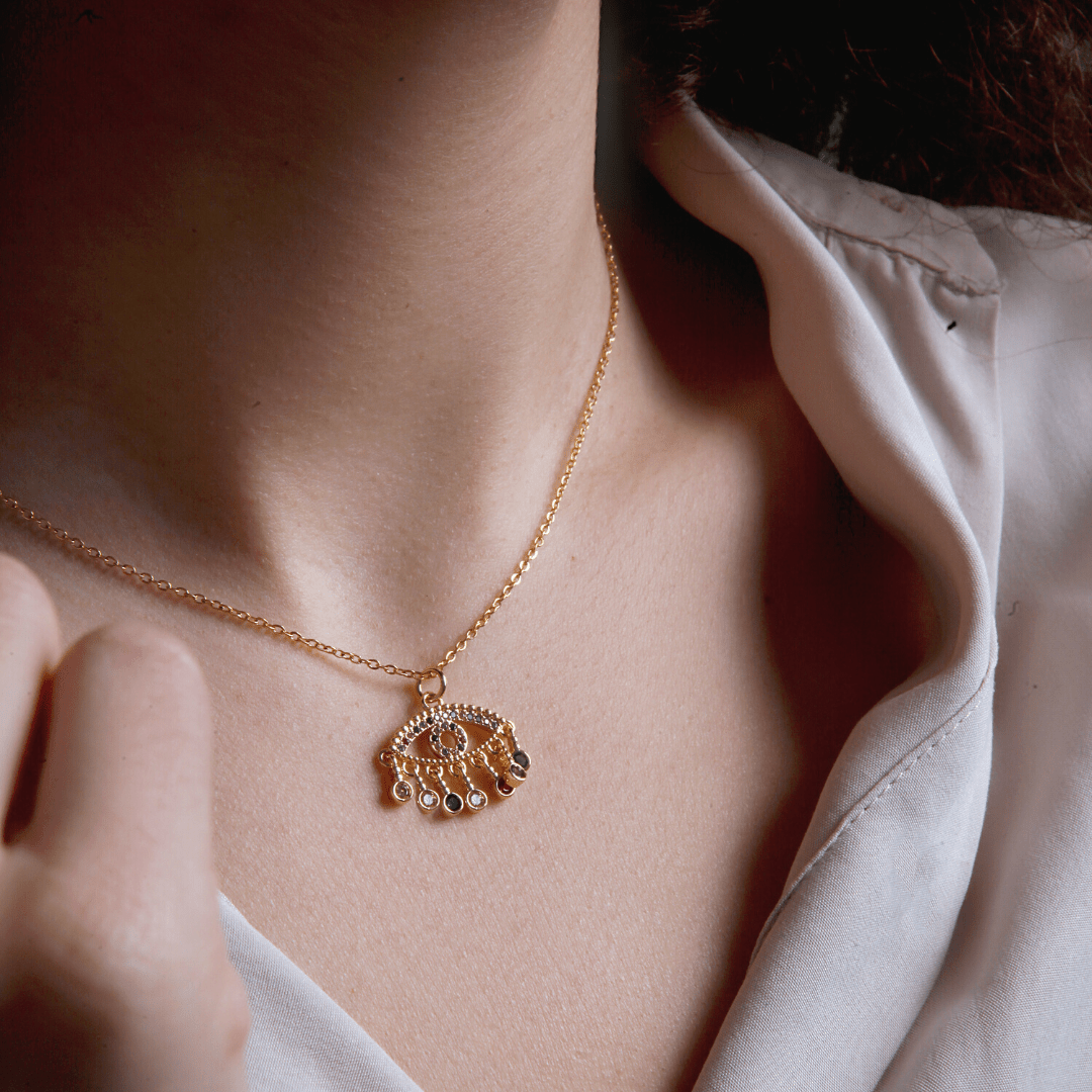 PUUR POSITIEVE BESCHERMING BOZE OOG KETTING